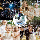 Máquina de Burbujas para Fiesta con Luces RGB