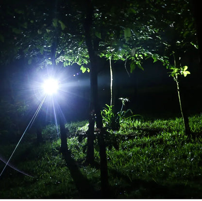 LINTERNA FRONTAL LED POTENTE Y RESISTENTE AL AGUA CON ZOOM Y BATERÍA RECARGABLE PARA ACTIVIDADES AL AIRE LIBRE