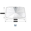 Protector solar del coche | Pantalla plegable-VyFlair