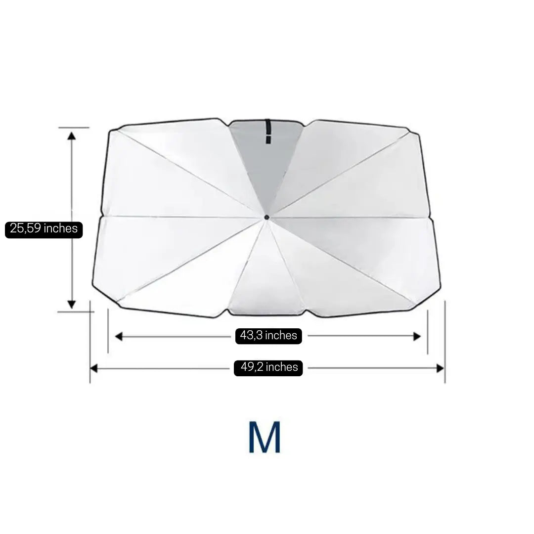 Protector solar del coche | Pantalla plegable-VyFlair