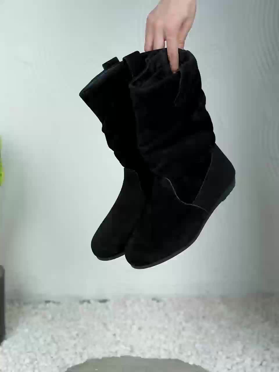 Botas de mujer - Forro suave - Calzado de invierno cálido-Zapatos - Mujer-VyFlair