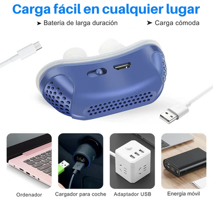 Micro CPAP Portátil Anti-Ronquidos Apnea del Sueño
