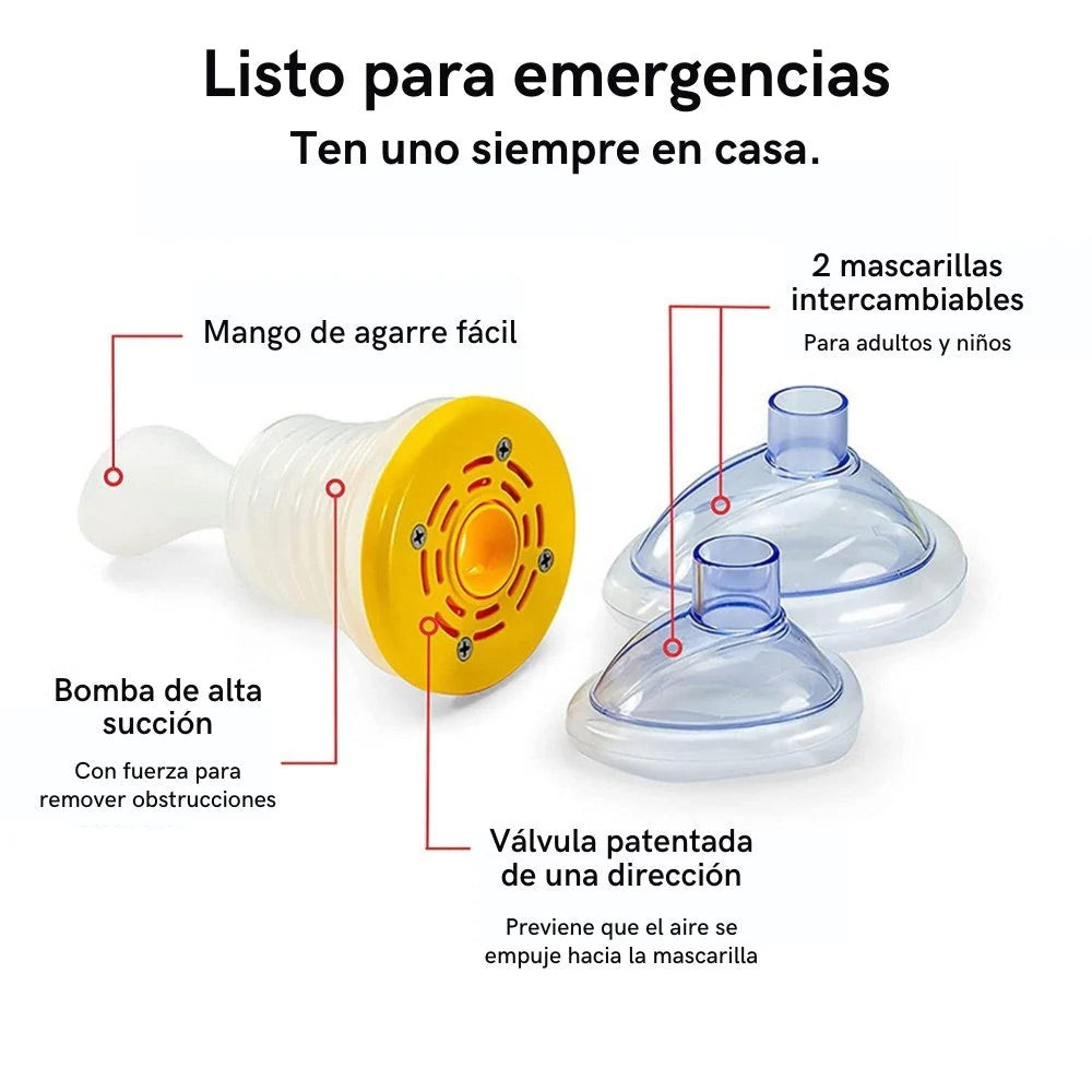 Dispositivo Antiasfixia de Emergencia Portátil | Vyflair