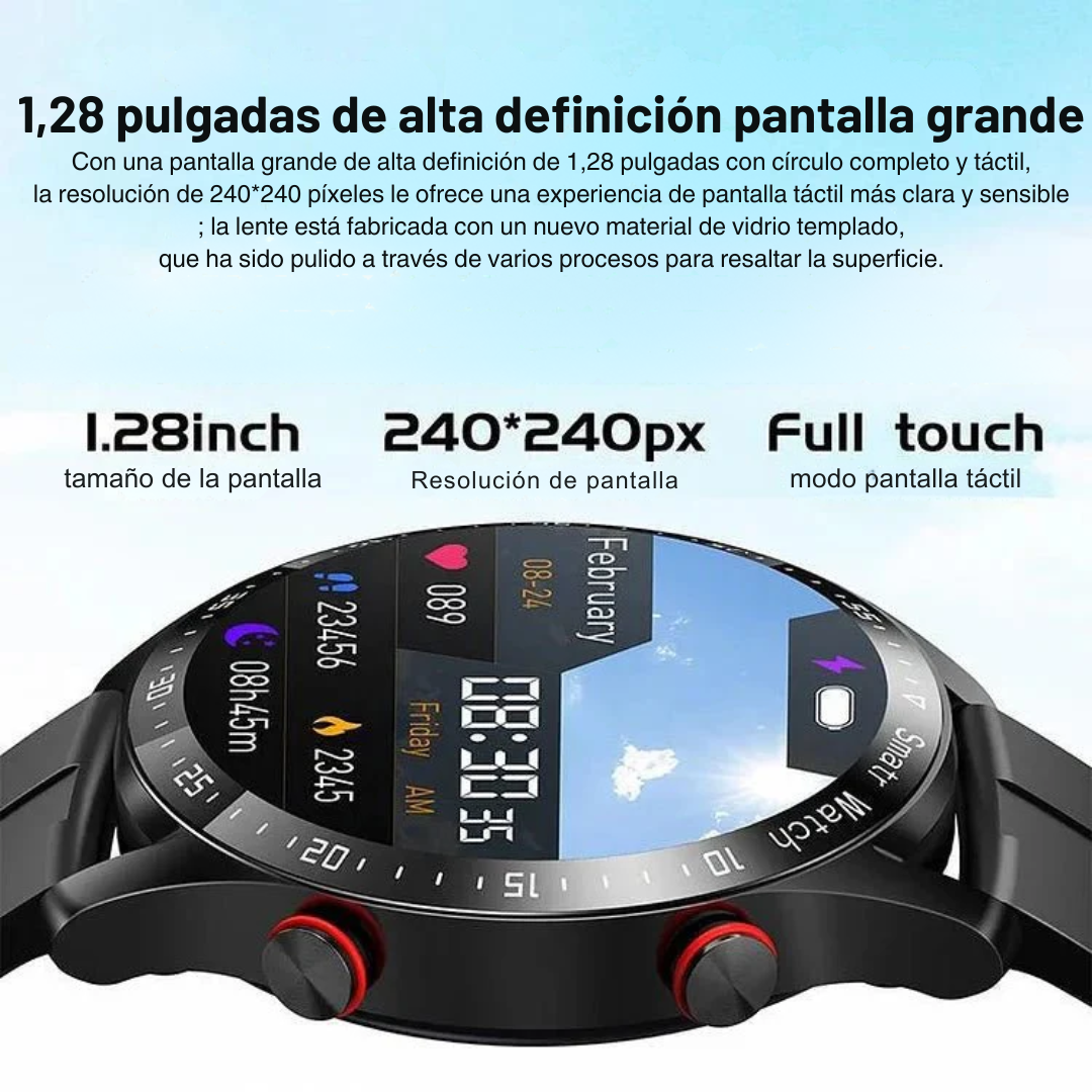 Reloj Inteligente con Sensor de Glucosa No Invasivo