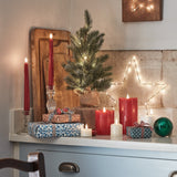 Árbol Mini de Navidad Preiluminado LED – Decoración Compacta con Brillo Cálido