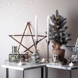 Árbol Mini de Navidad Preiluminado LED – Decoración Compacta con Brillo Cálido