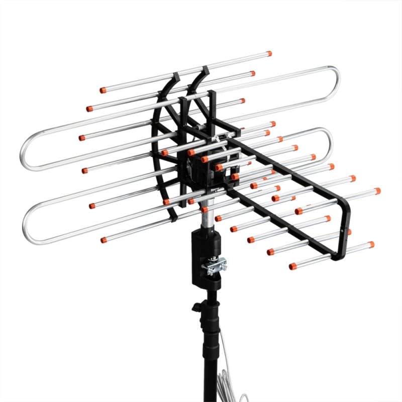 Antena de TV Exterior de Largo Alcance 500+ Millas con UHF/VHF/FM Radio