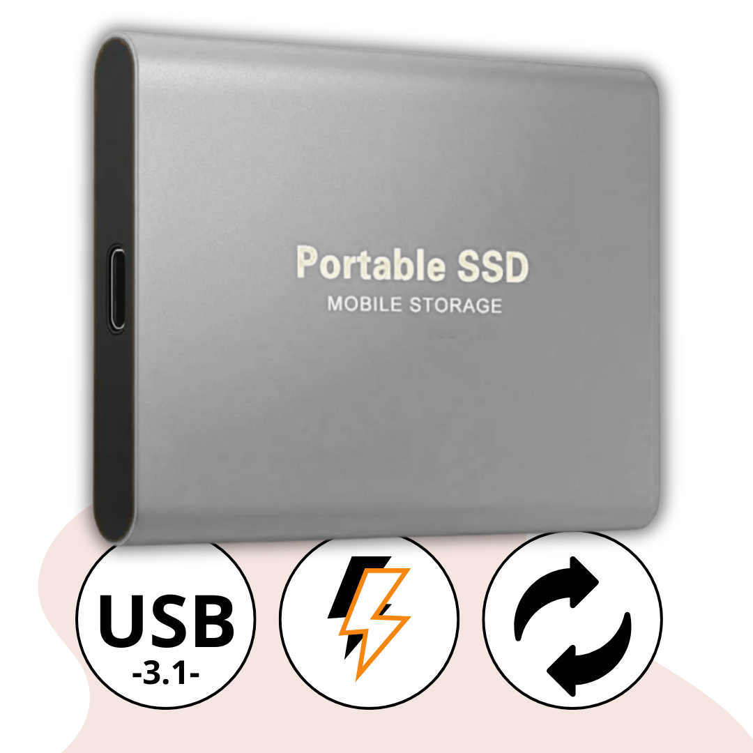 SSD Externo Portátil 2TB USB 3.1 Ultra Rápido