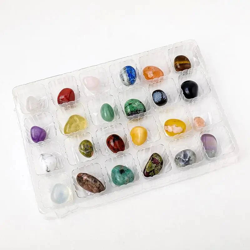 Calendario de Adviento de Gemas 2025 | 24 Cristales Naturales Únicos para Descubrir