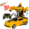 Coche Robot Transformador RC con Control por Gestos