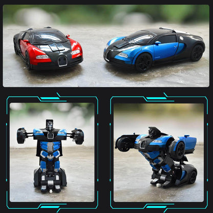 Coche Robot Transformador RC con Control por Gestos