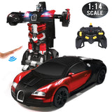 Coche Robot Transformador RC con Control por Gestos