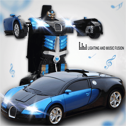 Coche Robot Transformador RC con Control por Gestos