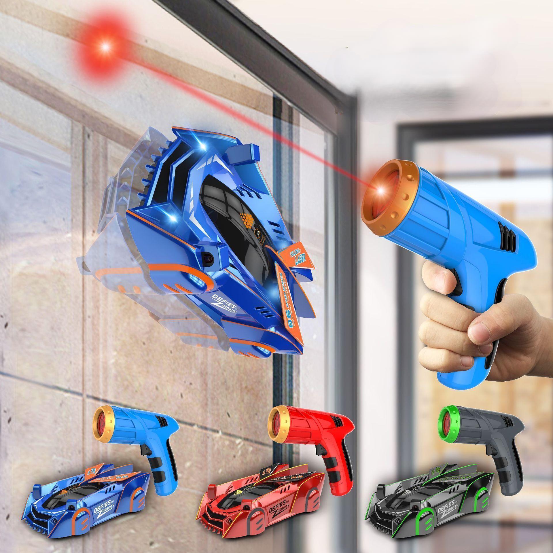 Coche RC Trepador de Pared con Control Láser