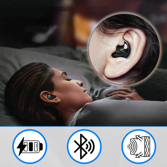 Auriculares Bluetooth Impermeables con Cancelación de Ruido – Negros y Livianos