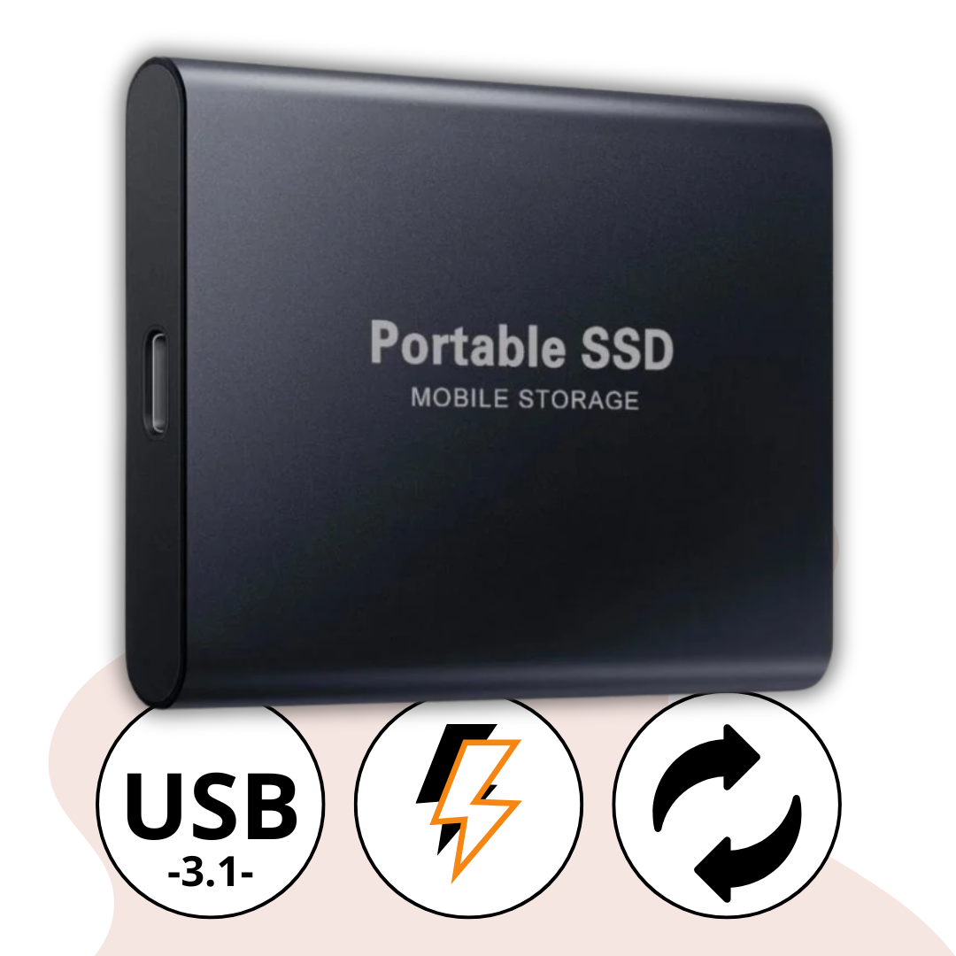 SSD Externo Portátil 2TB USB 3.1 Ultra Rápido