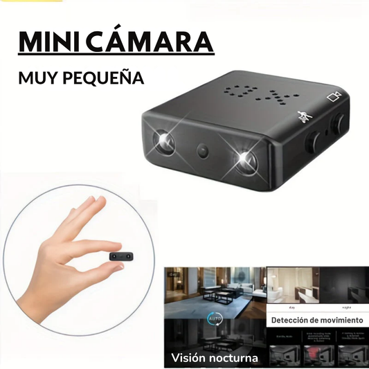 Ultra Compacta Mini Cámara Full HD - Micrófono Bucle SD