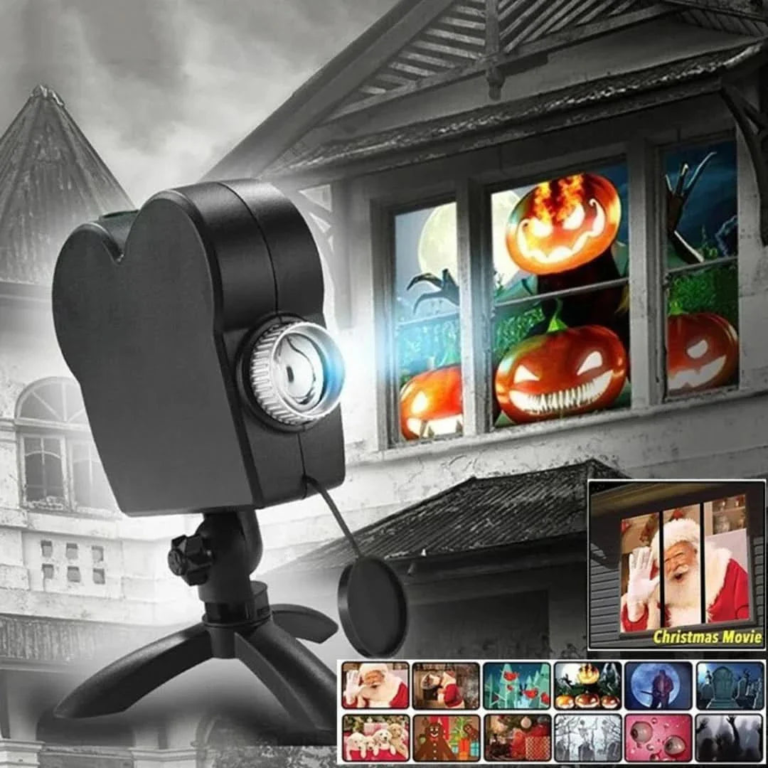 Proyector Holográfico Navideño y de Halloween