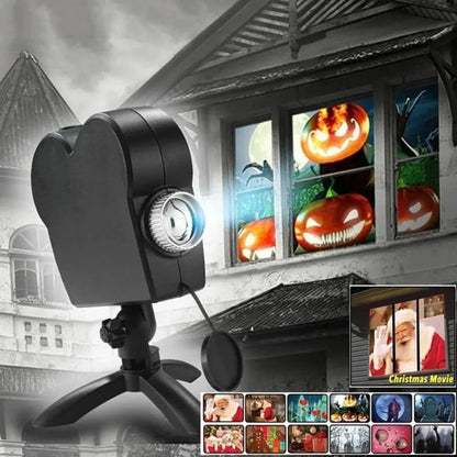 Proyector Holográfico Navideño y de Halloween