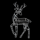 Decoración Navideña Renos y Trineo LED – Exhibición Festiva Iluminada Exterior