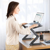 Soporte Ergonómico Ajustable para Laptop con Mouse Pad