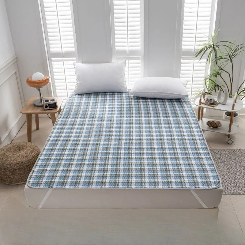 Protector de colchón transpirable y refrescante