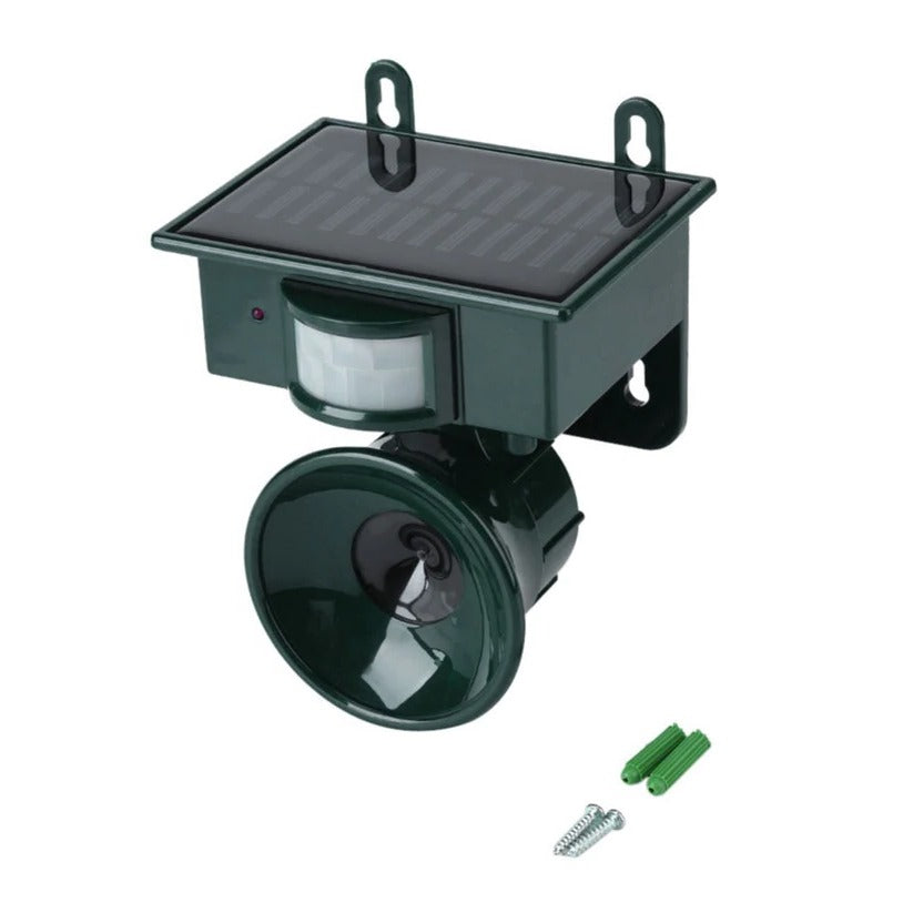 Repelente Solar de Aves con Sensor PIR y Sonido