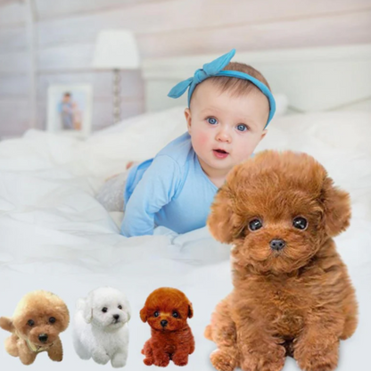 Cojín de abrazo - Juguete cachorro peluche realista - Suave