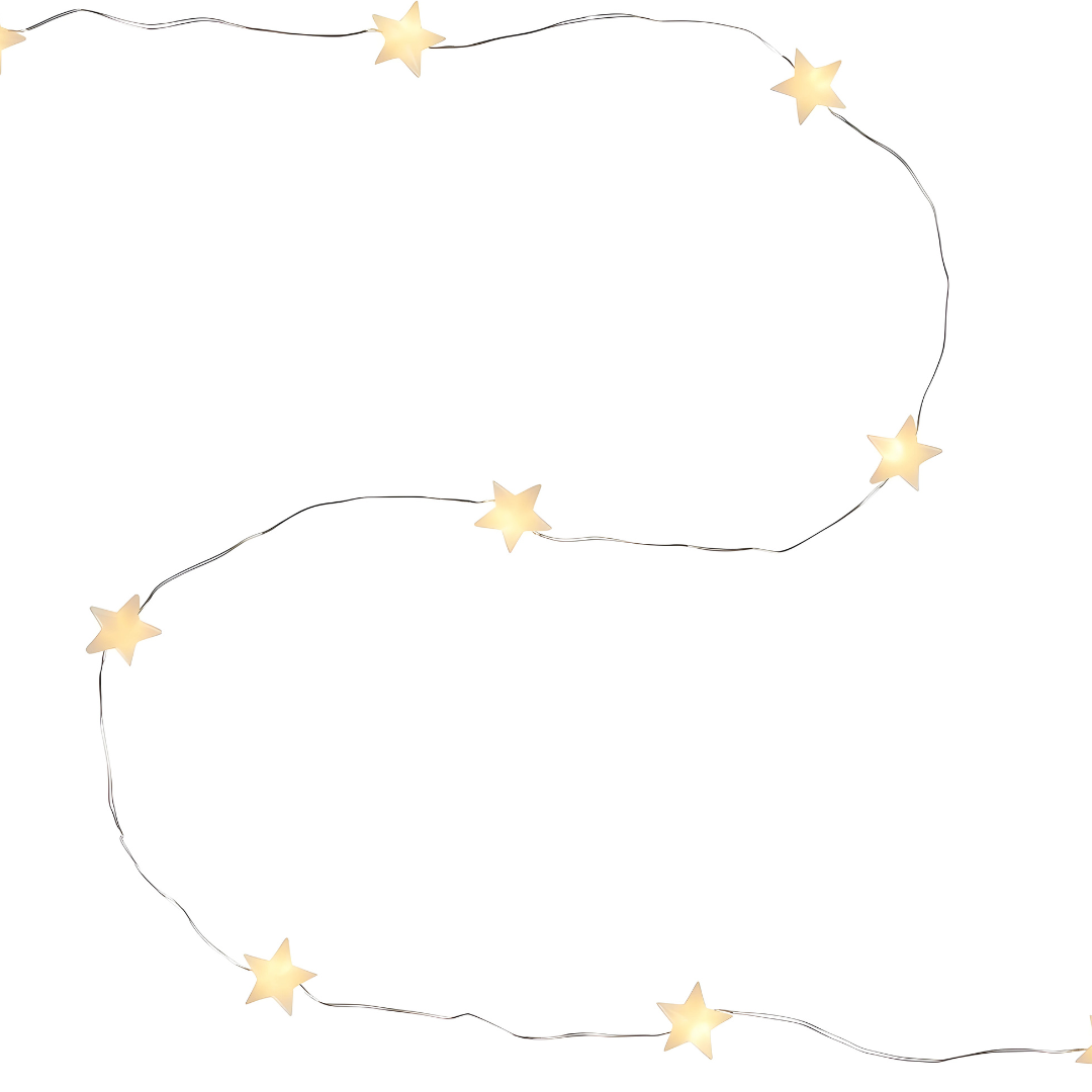 Luces LED Estrella Navideñas – Guirnalda de Hadas con Temporizador Automático