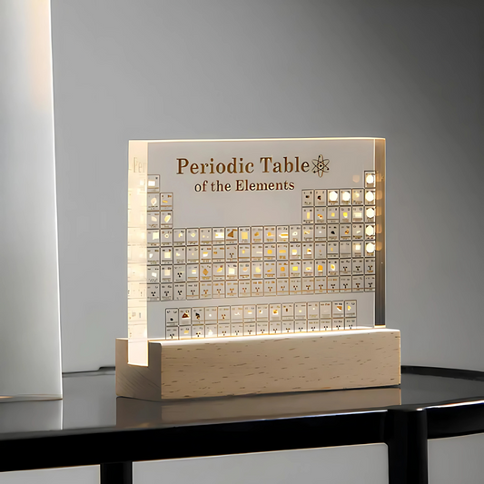 Pantalla Acrílica Luz Tabla Periódica - Decoración Científica