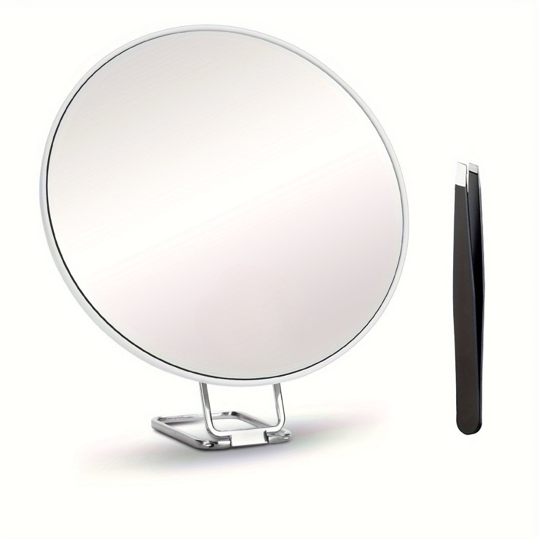Espejo de Maquillaje con Aumento 30x y Soporte Ajustable