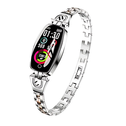 Smartwatch Fitness Mujer Elegante con Monitor de Salud