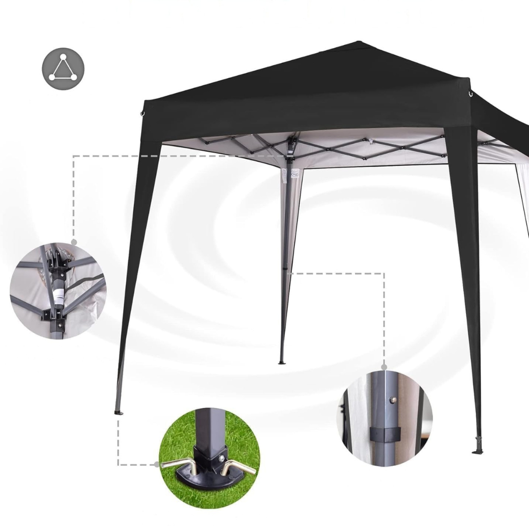 Carpa Gazebo Impermeable Exterior - Paneles Laterales Removibles