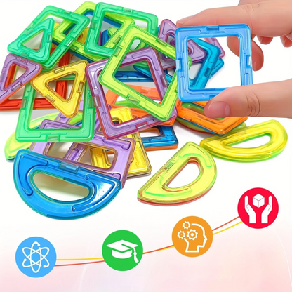 Bloques Magnéticos para Niños - Juego Educativo Creativo