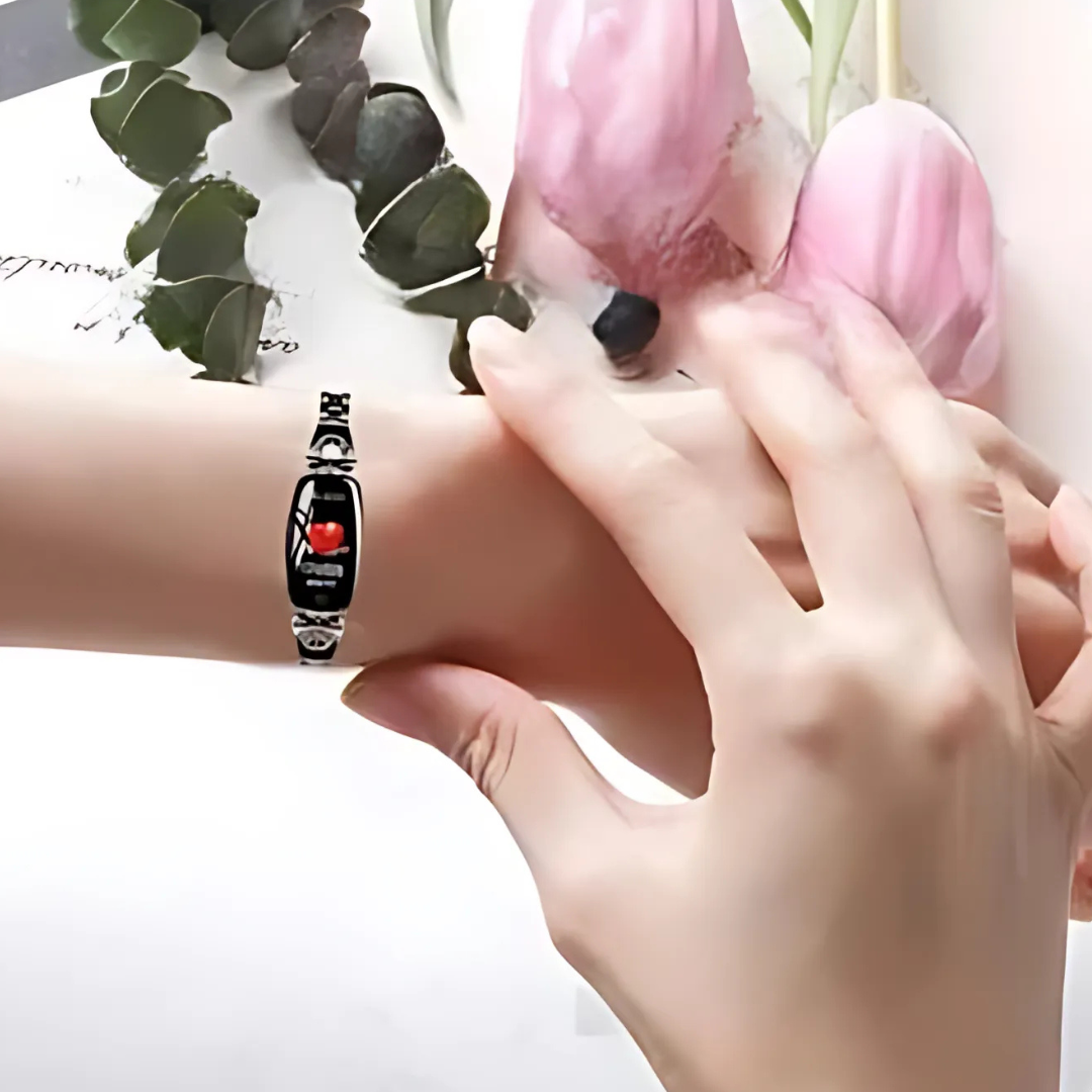 Smartwatch Fitness Mujer Elegante con Monitor de Salud