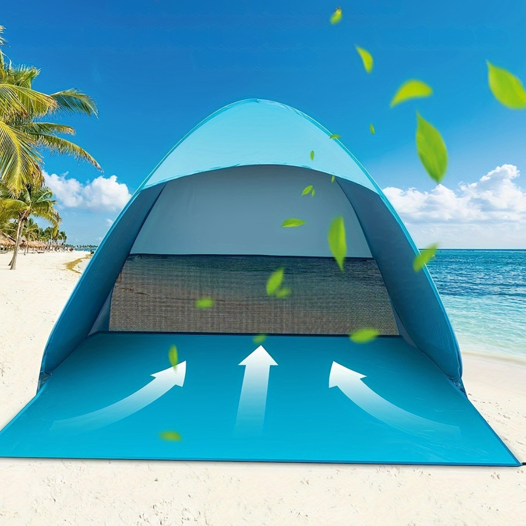 Tienda de Playa Pop Up para Protección Solar