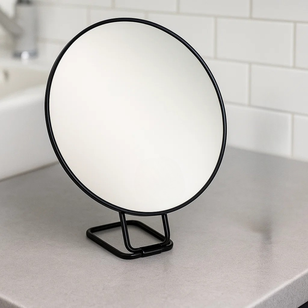 Espejo de Maquillaje con Aumento 30x y Soporte Ajustable