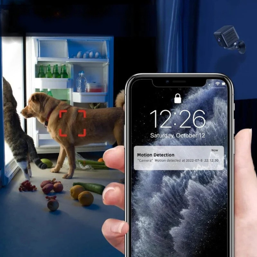 Cámara de Seguridad WiFi Mini con Visión Nocturna