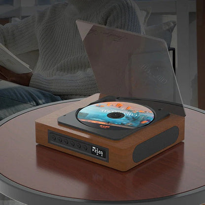 Reproductor de CD Retro Bluetooth con Radio FM