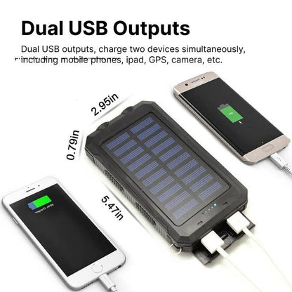 Batería Solar 500000mAh - Impermeable y Potente