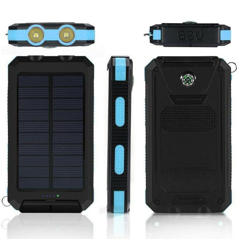 Batería Solar 500000mAh Impermeable Portátil