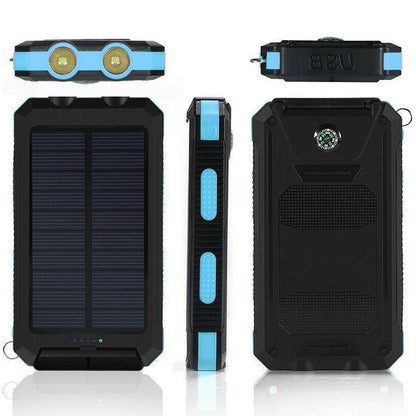 Batería Solar 500000mAh Impermeable Portátil