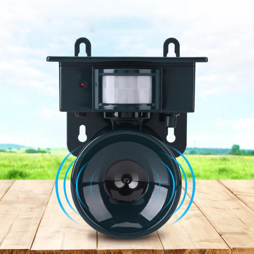 Repelente Solar de Aves con Sensor PIR y Sonido