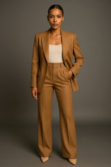 Conjunto de Blazer y Pantalón de Dos Piezas