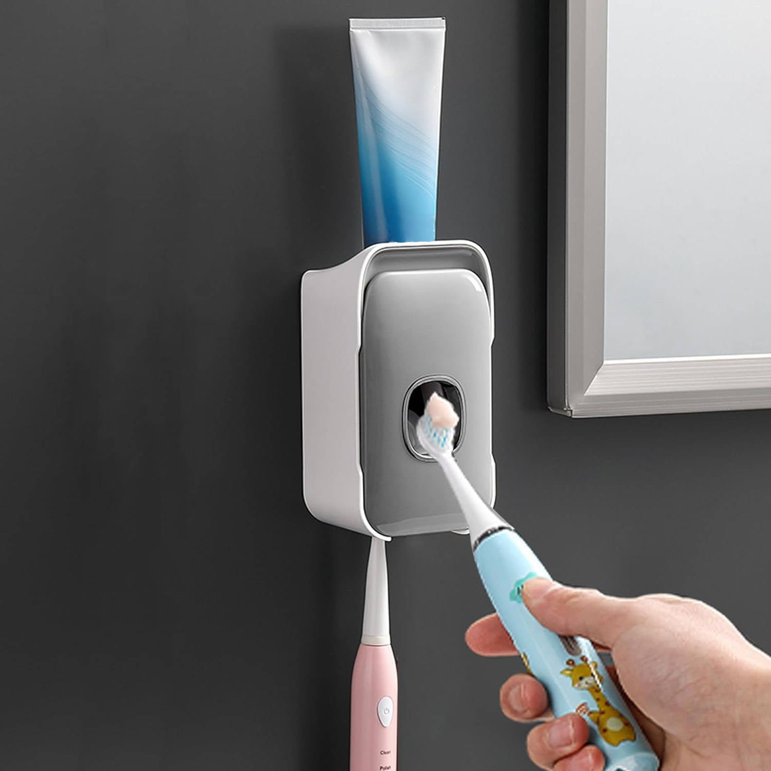 Dispensador Automático de Pasta de Dientes de Pared