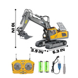 Excavadora Bulldozer Volquete RC 4WD Escala 1:20