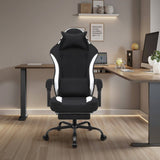Silla de Juego Ergonómica con Reposapiés Ajustable