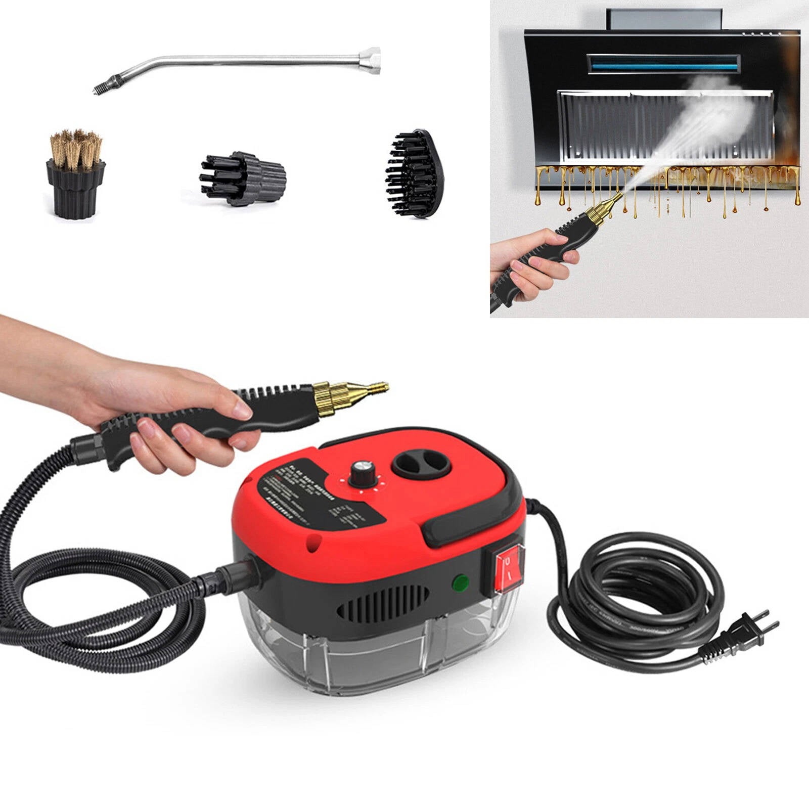 Limpiador de Vapor de Mano Inalámbrico 2500W