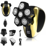 Afeitadora de Cabeza 6D Recargable para Hombres Calvos