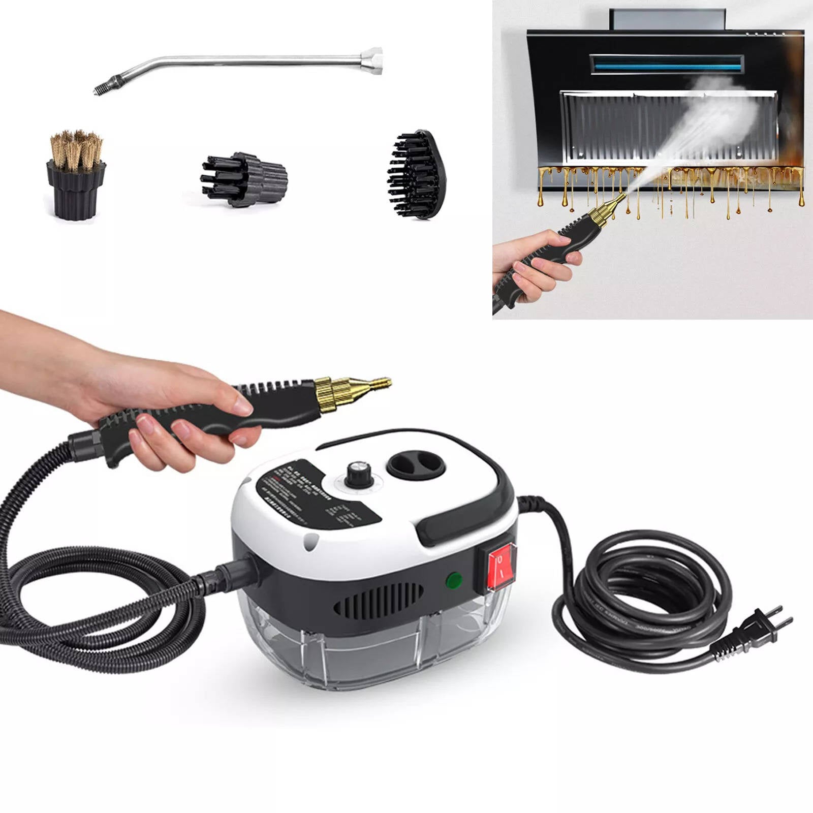 Limpiador de Vapor de Mano Inalámbrico 2500W